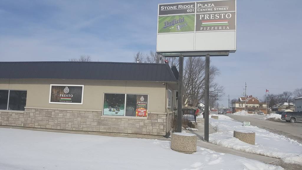 Presto Pizzeria | restaurant | 601 Centre St #5, Belle River, ON N0R 1A0, Canada | 5197282220 OR +1 519-728-2220