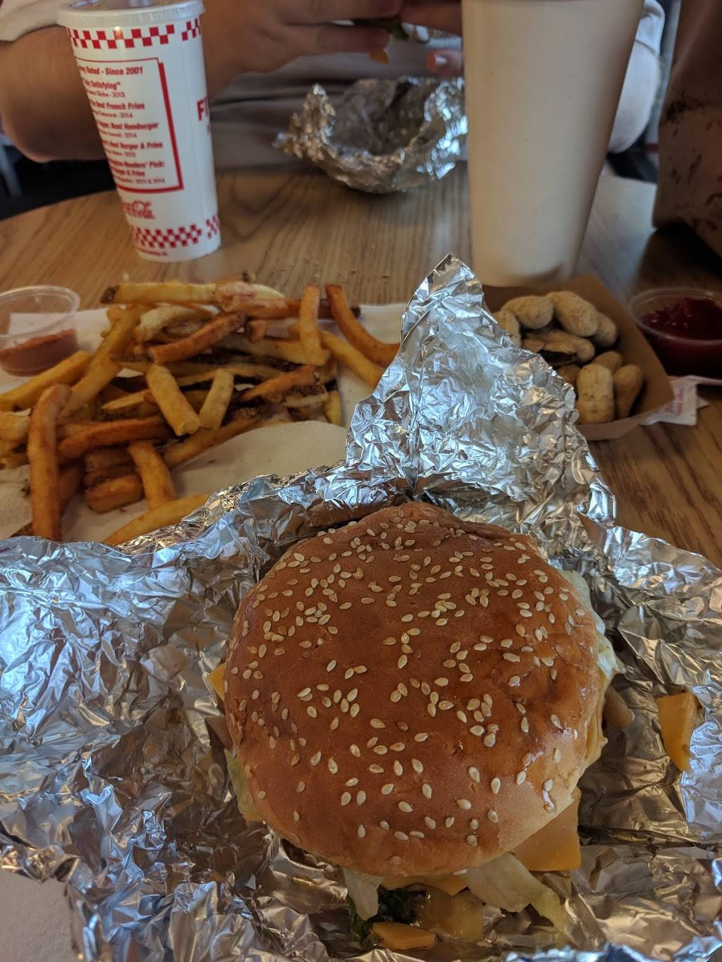 Five Guys | meal takeaway | 2702 E Fowler Ave, Tampa, FL 33612, USA | 8139774400 OR +1 813-977-4400