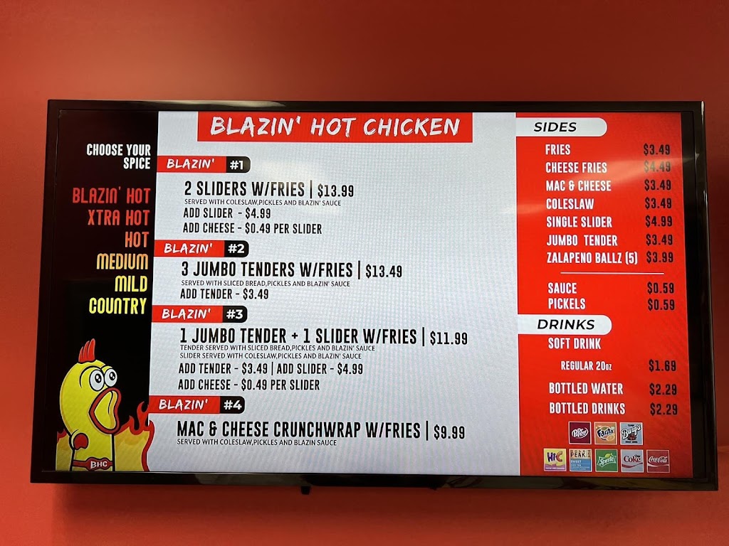 Blazin Hot Chicken | restaurant | 1920 E Houston River Rd, Westlake, LA 70669, USA | 3376611878 OR +1 337-661-1878