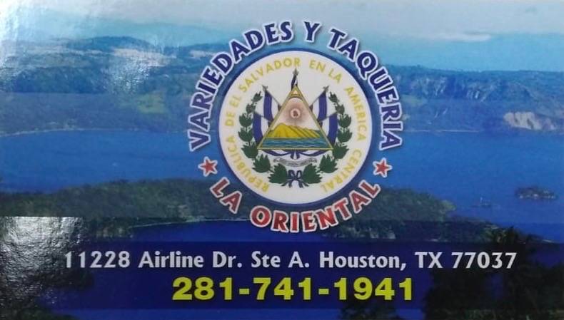 Variedades y Taqueria La Oriental | restaurant | 11228 Airline Dr suite A, Houston, TX 77037, USA | 2817411941 OR +1 281-741-1941