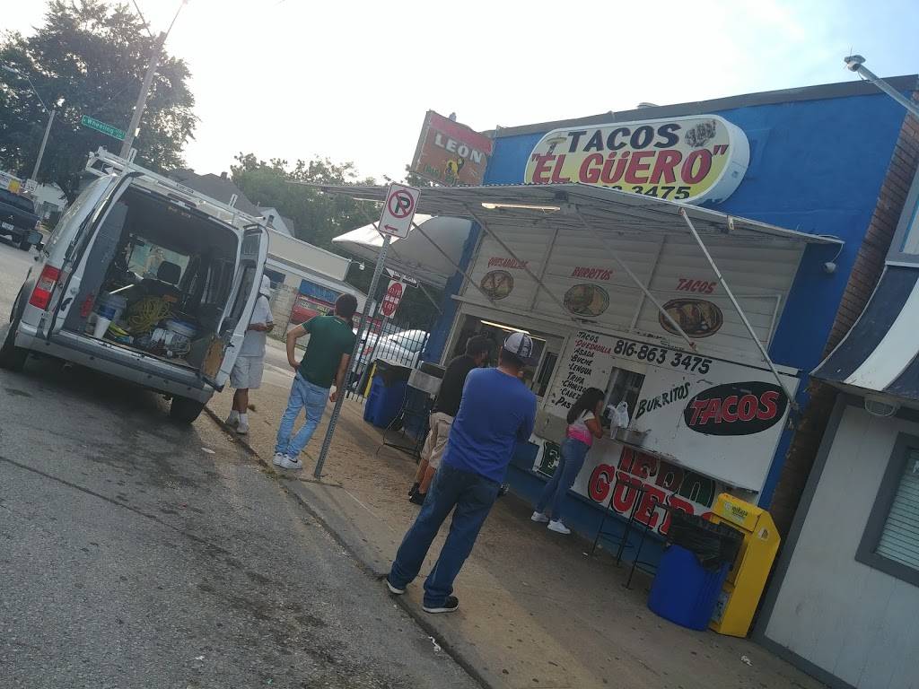 Tacos El Guero taco shop | restaurant | 6100 St John Ave #1924, Kansas City, MO 64123, USA | 8168633475 OR +1 816-863-3475