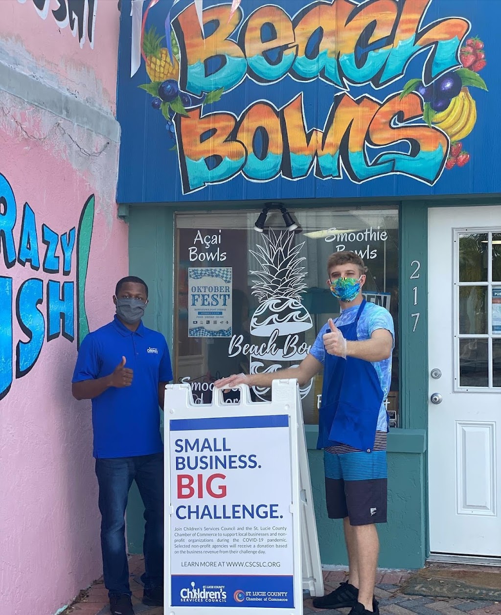 Beach Bowls Ft. Pierce | restaurant | 217 Avenue A, Fort Pierce, FL 34950, USA | 7724484097 OR +1 772-448-4097