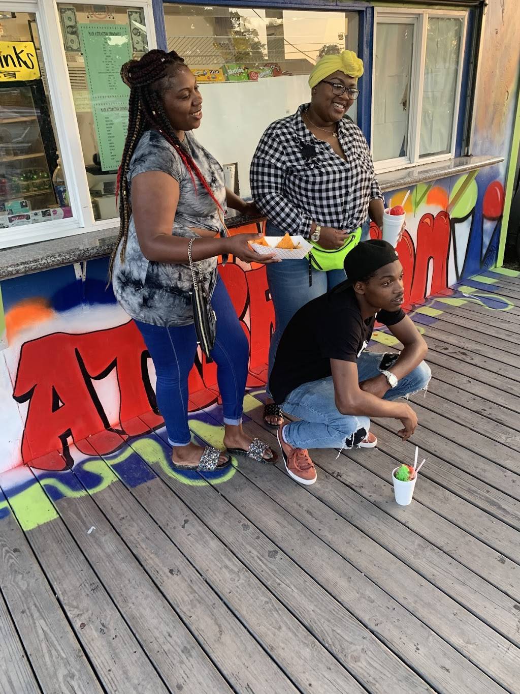 Main Attractions Snowballs | restaurant | 8346 Chef Menteur Hwy suite b, New Orleans, LA 70126, USA | 5049821880 OR +1 504-982-1880