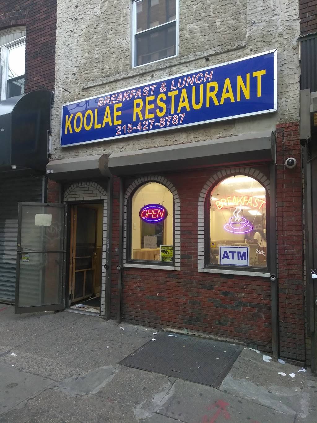 Koolae Restaurant | restaurant | 3153 Kensington Ave, Philadelphia, PA 19134, USA | 2154278787 OR +1 215-427-8787