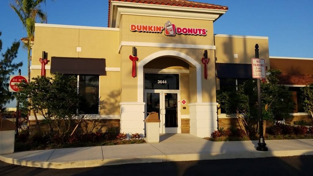 Dunkin | bakery | 3644 Red Rd, Miramar, FL 33025, USA | 9543787979 OR +1 954-378-7979