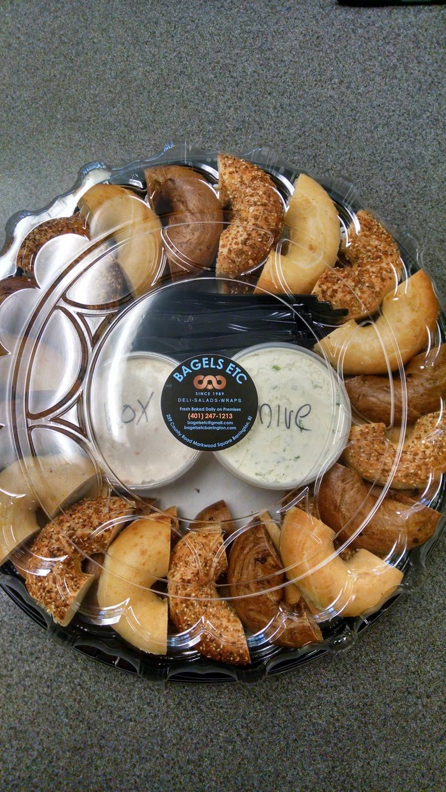 Bagels Etc | bakery | 259 County Rd, Barrington, RI 02806, USA | 4012471213 OR +1 401-247-1213