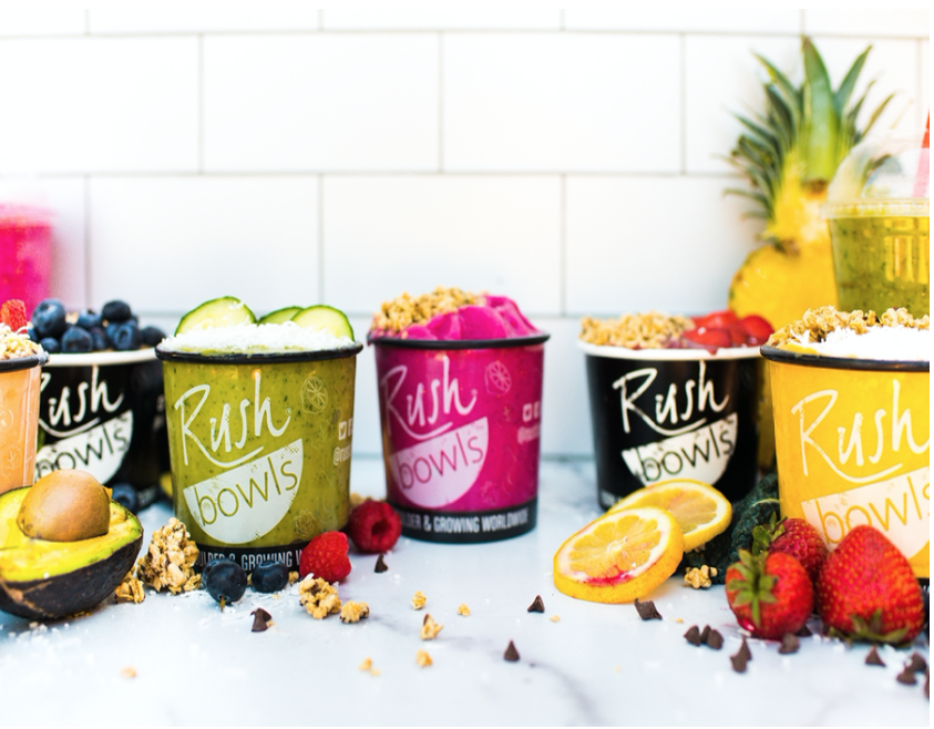 Rush Bowls | restaurant | 555 N Central Ave Suite 140, Phoenix, AZ 85004, USA | 6022581169 OR +1 602-258-1169