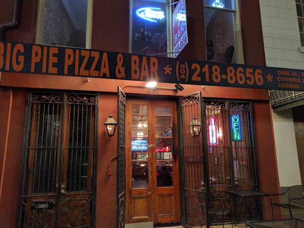 Big Pie Pizza | restaurant | 407 Baronne St, New Orleans, LA 70112, USA | 5042188656 OR +1 504-218-8656