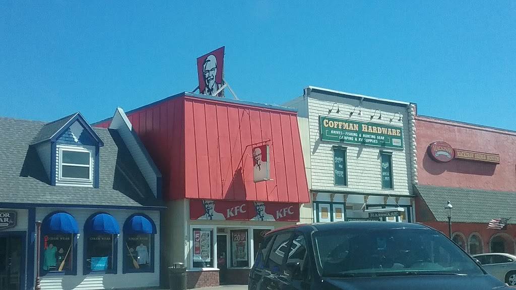 KFC | restaurant | 225 E Central Ave, Mackinaw City, MI 49701, USA | 2314365491 OR +1 231-436-5491