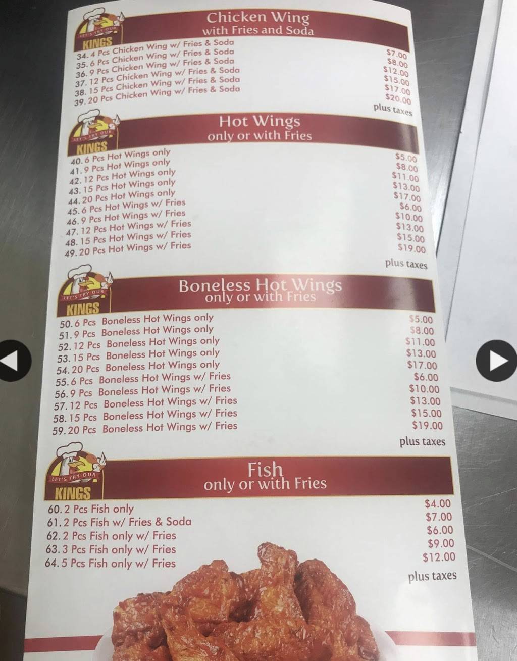 Kings Fried Chicken | restaurant | 116-23 Jamaica Ave, Richmond Hill, NY 11418, USA | 7188492350 OR +1 718-849-2350