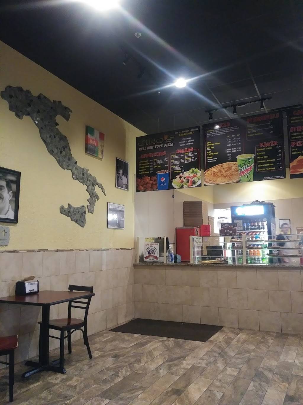 Ginos Real New York Pizza at Carolina Forest | restaurant | 3669 Renee Dr, Myrtle Beach, SC 29579, USA | 8432364567 OR +1 843-236-4567