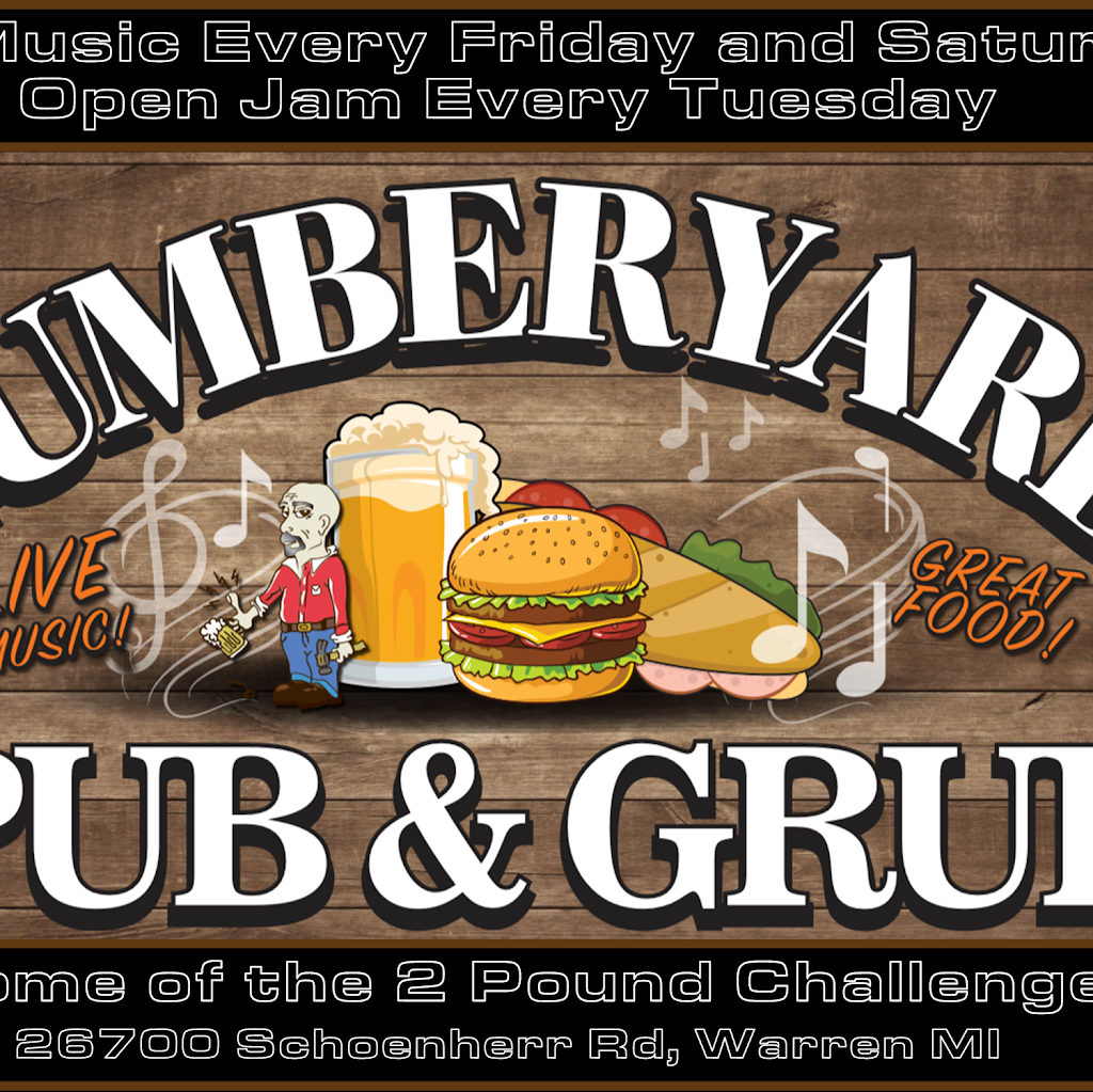 LUMBERYARD GRUB AND PUB | restaurant | 26700 Schoenherr Rd, Warren, MI 48089, USA | 5867767775 OR +1 586-776-7775