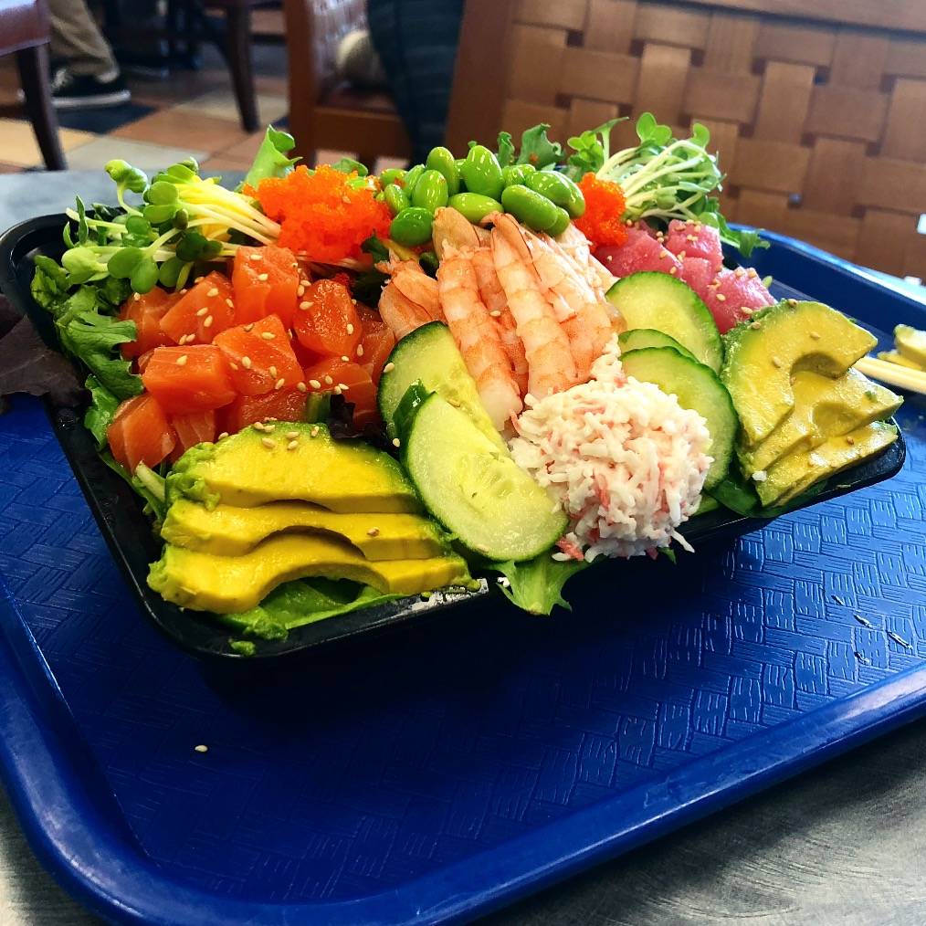 poke hana | restaurant | 525 E Hospitality Ln, San Bernardino, CA 92408, USA | 9093272324 OR +1 909-327-2324