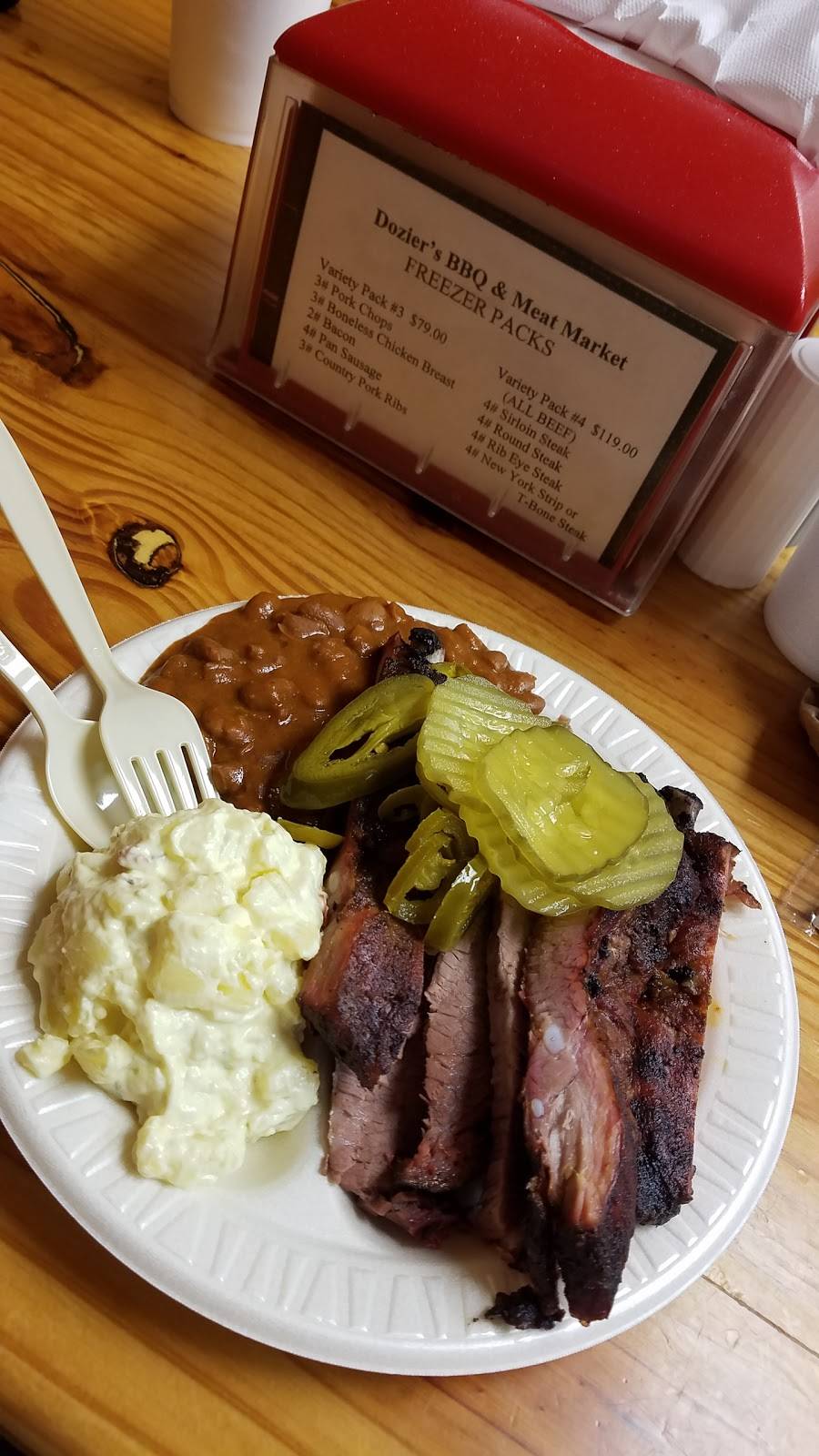 Doziers BBQ | restaurant | 8222 Farm to Market 359, Fulshear, TX 77441, USA | 2813461411 OR +1 281-346-1411