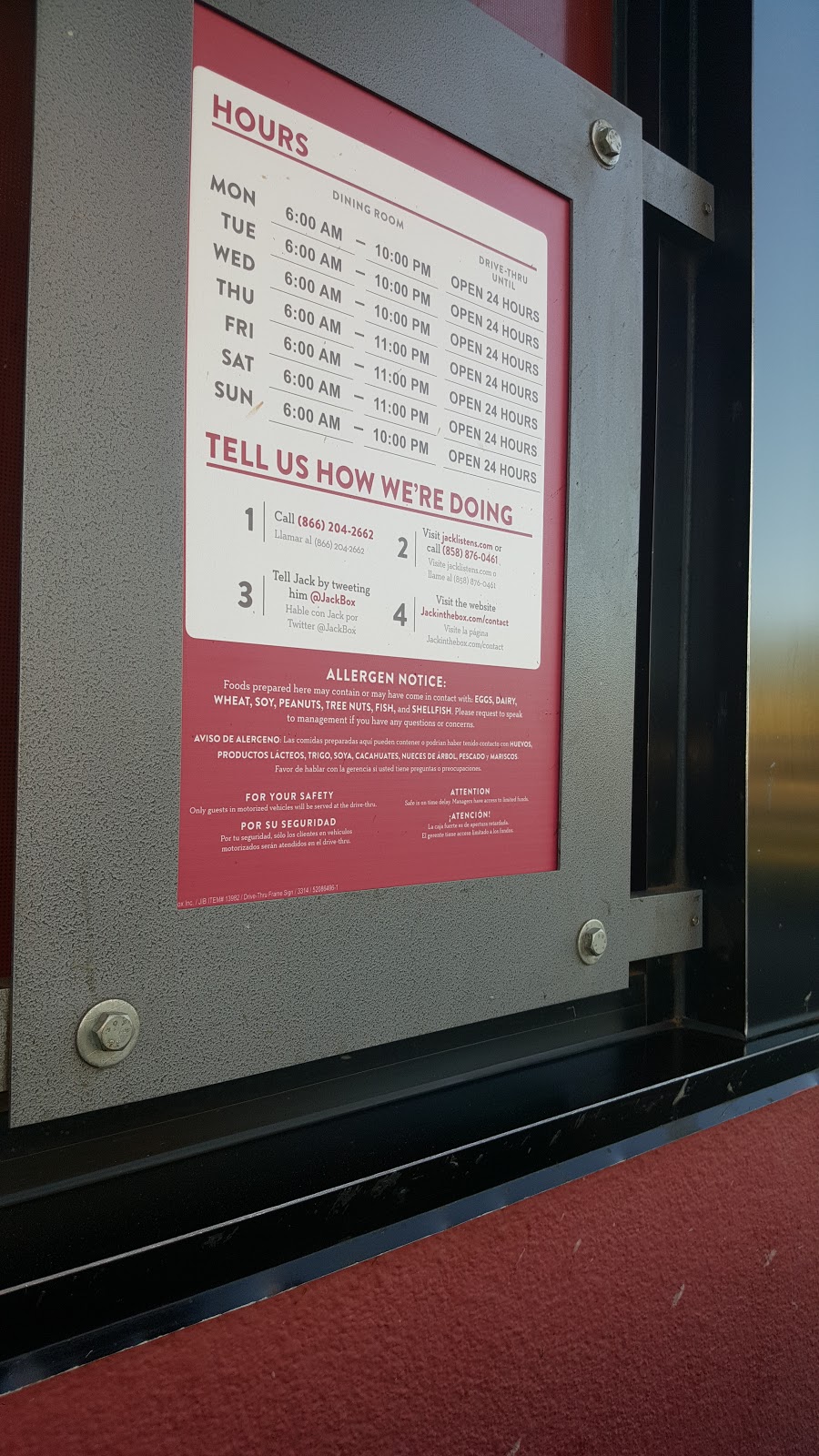 Jack in the Box | restaurant | 919 S China Lake Blvd, Ridgecrest, CA 93555, USA | 7603751953 OR +1 760-375-1953