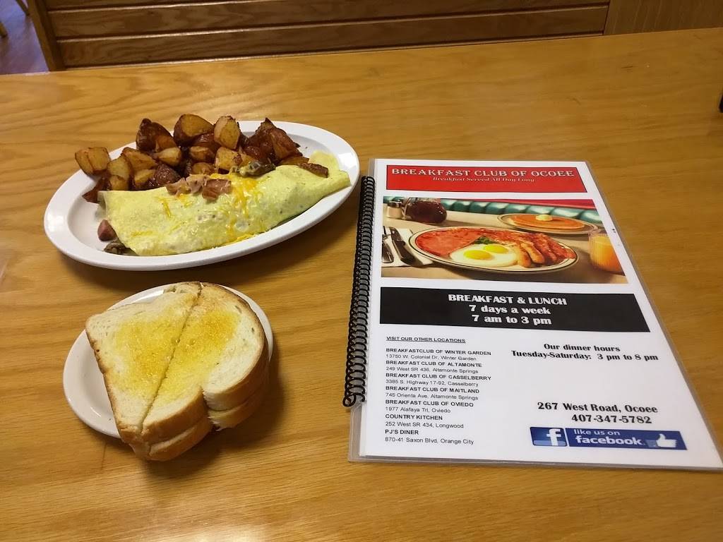 Breakfast Club Of Occee | restaurant | 1226 Winter Garden Vineland Rd, Winter Garden, FL 34787, USA | 4073475782 OR +1 407-347-5782