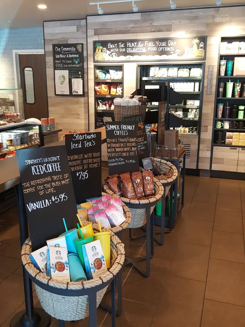 Starbucks | cafe | 4550 Van Nuys Blvd K, Sherman Oaks, CA 91403, USA | 8182989438 OR +1 818-298-9438