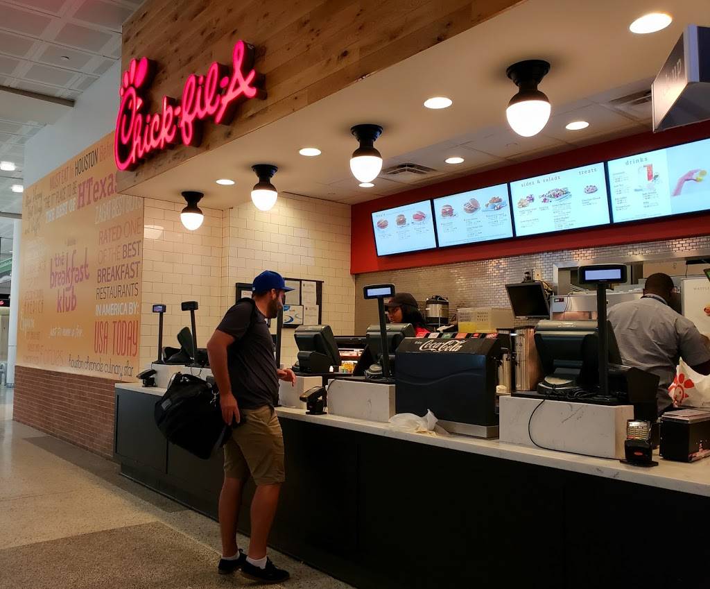 Chick-fil-A | restaurant | Terminal A, 2800 N Terminal Rd, Houston, TX 77032, USA | 3463025013 OR +1 346-302-5013