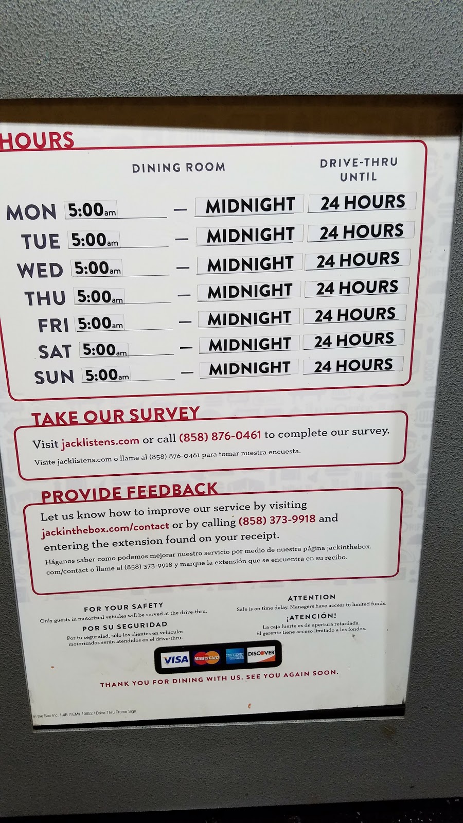 Jack in the Box | restaurant | 2325 W 32nd St, Yuma, AZ 85364, USA | 9287263641 OR +1 928-726-3641