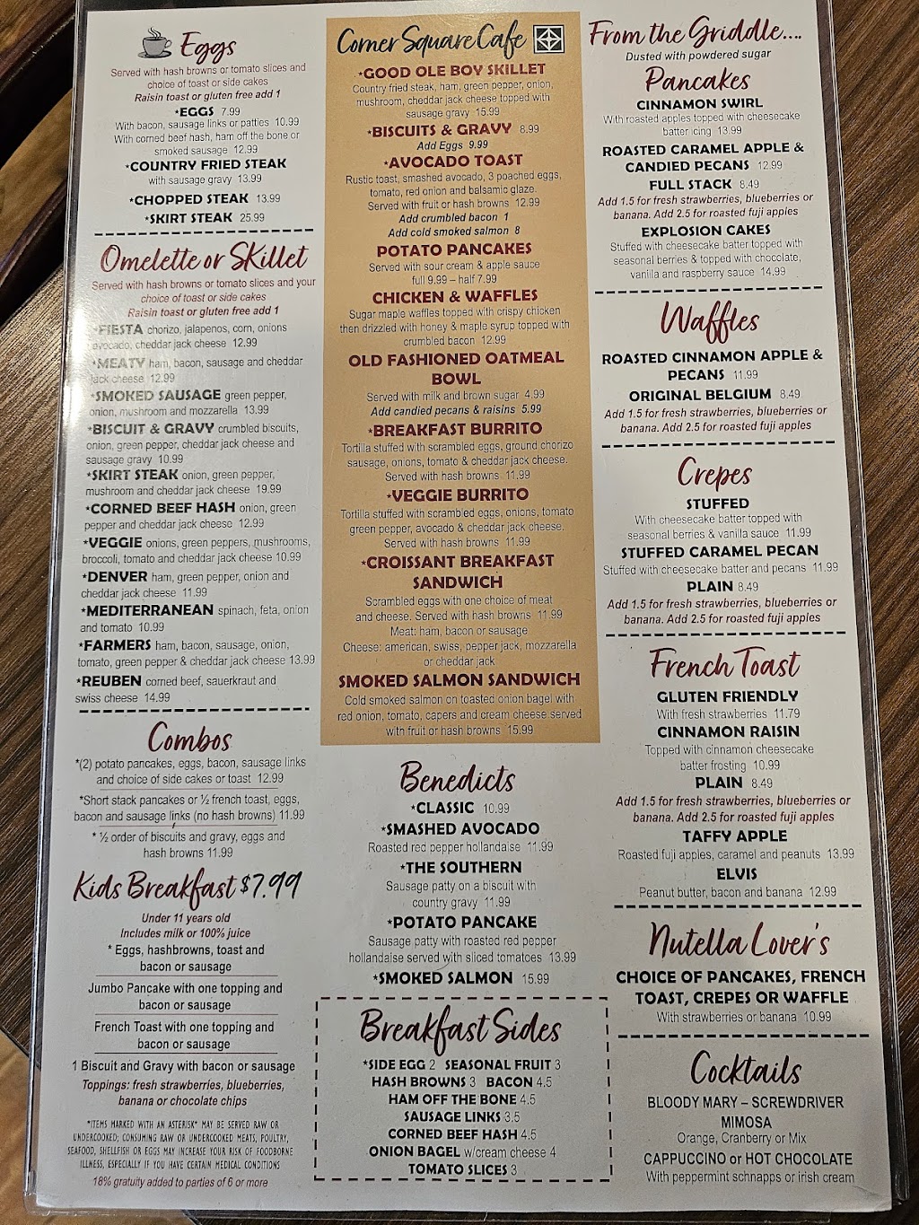 Corner Square Cafe | restaurant | 117 E Van Buren St, Woodstock, IL 60098, USA | 8153380180 OR +1 815-338-0180