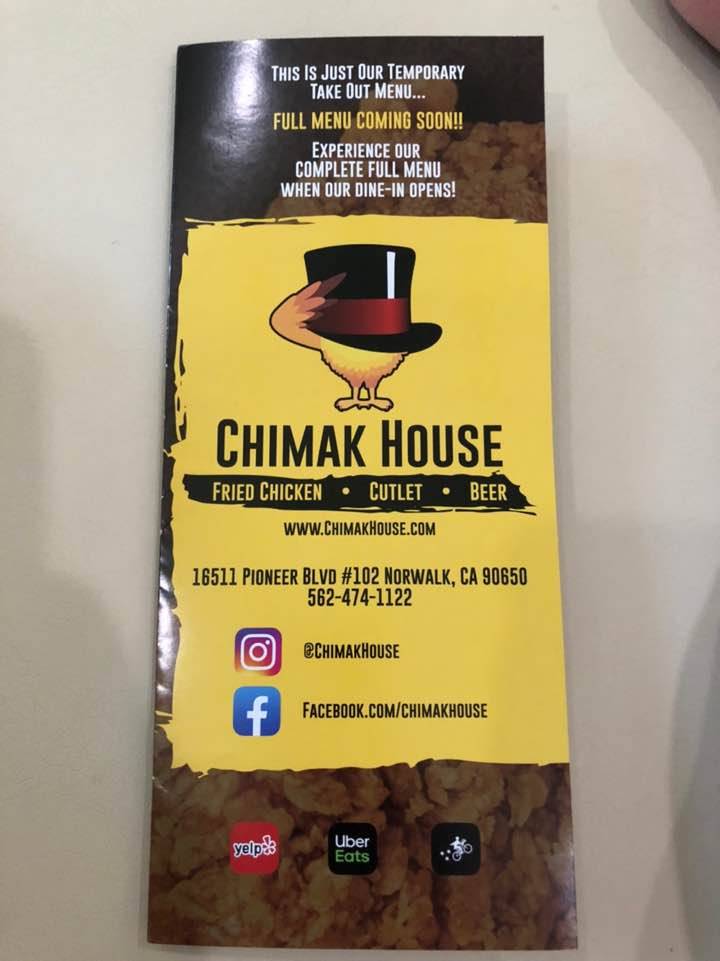 Chimak House | meal takeaway | 16511 S, Pioneer Blvd, Norwalk, CA 90650, USA | 5624741122 OR +1 562-474-1122