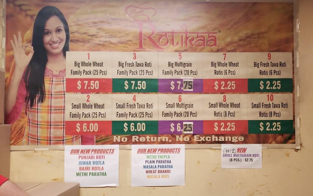 Rotikaa Foods | bakery | 1174 Green St, Iselin, NJ 08830, USA | 7322188384 OR +1 732-218-8384