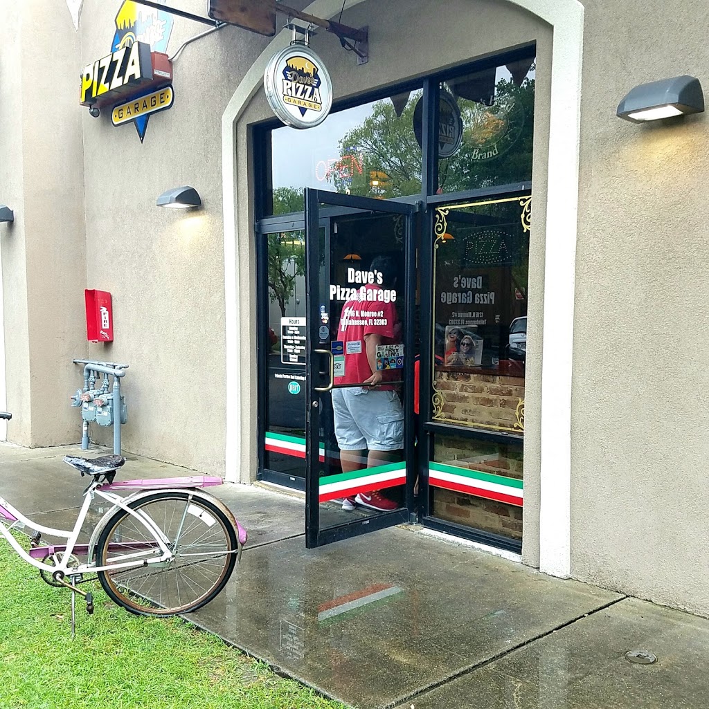 Daves Pizza Garage | restaurant | 2887 Kerry Forest Pkwy #1, Tallahassee, FL 32312, USA | 8505979456 OR +1 850-597-9456