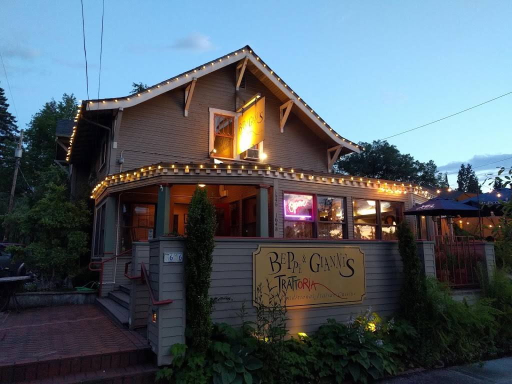 Beppe & Giannis Trattoria | restaurant | 1646 E 19th Ave, Eugene, OR 97403, USA | 5416836661 OR +1 541-683-6661