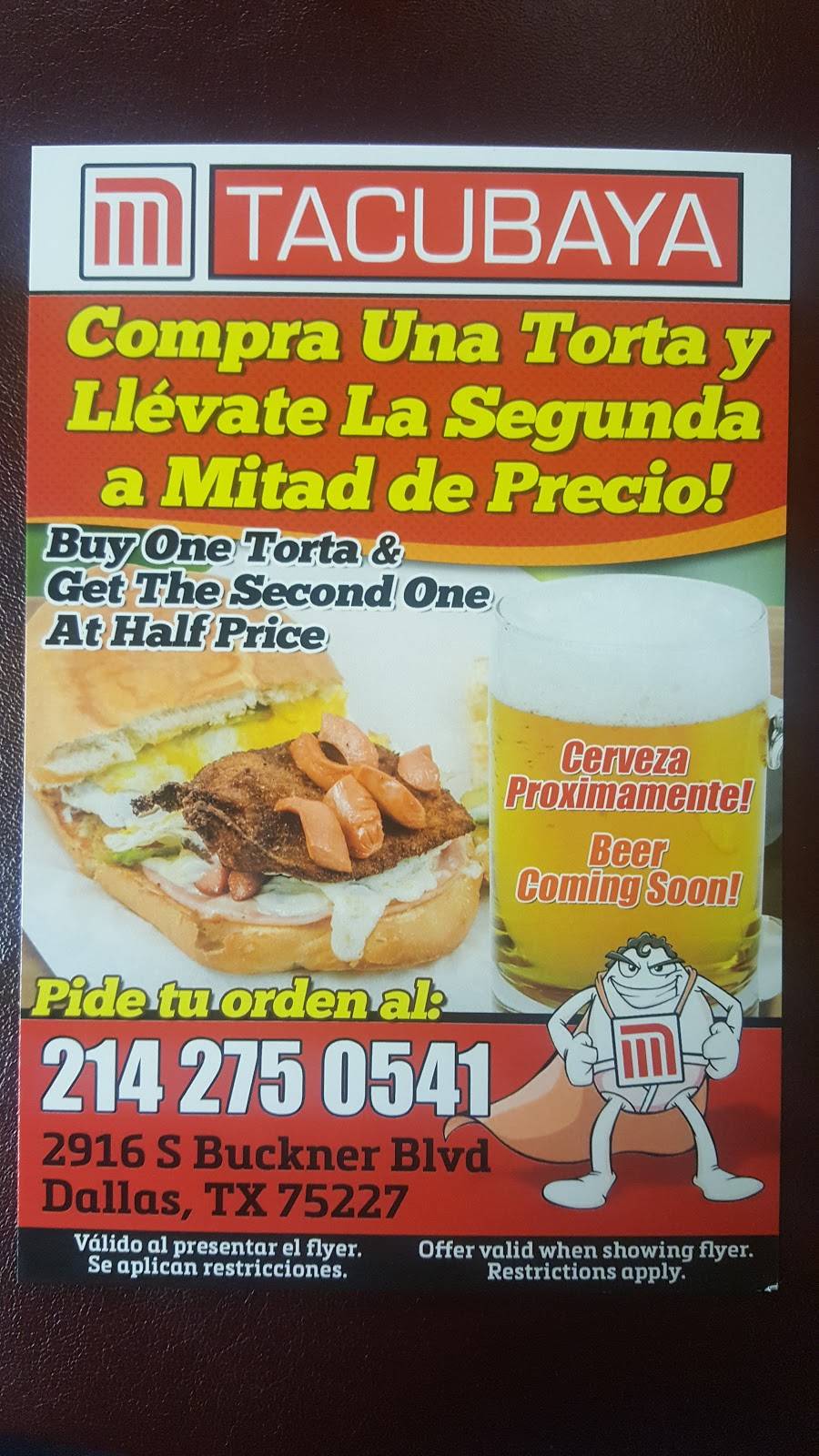 M-Tacubaya Mexican Restaurant | restaurant | 2916 S Buckner Blvd, Dallas, TX 75227, USA | 2142750541 OR +1 214-275-0541