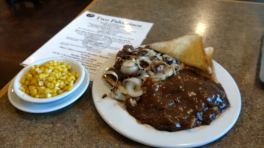 Two Palominos | restaurant | 120 W 1st St, Cunningham, KS 67035, USA | 6203186039 OR +1 620-318-6039