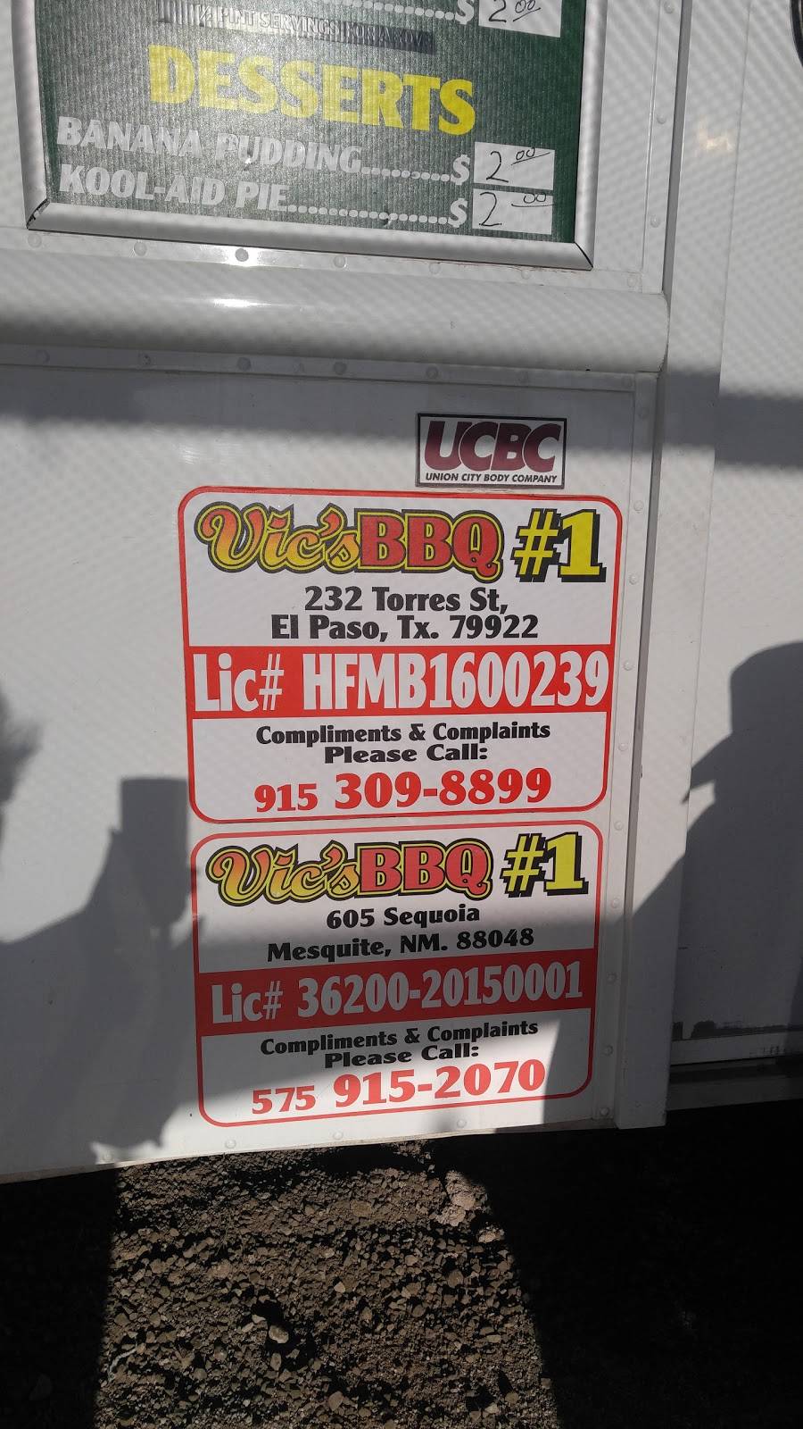 Vics BBQ | restaurant | NM-478, Mesilla Park, NM 88047, USA | 9153098899 OR +1 915-309-8899