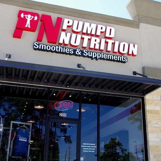 Pumpd Nutrition | restaurant | 1027 Sawdust Rd Suite 200, The Woodlands, TX 77380, USA | 3463312117 OR +1 346-331-2117