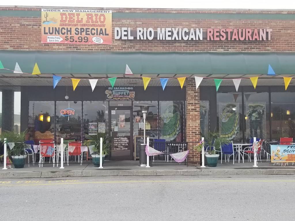Del Rio Mexican Restaurant | restaurant | 2968, 356 Fairfax Pike, Stephens City, VA 22655, USA | 5408680111 OR +1 540-868-0111