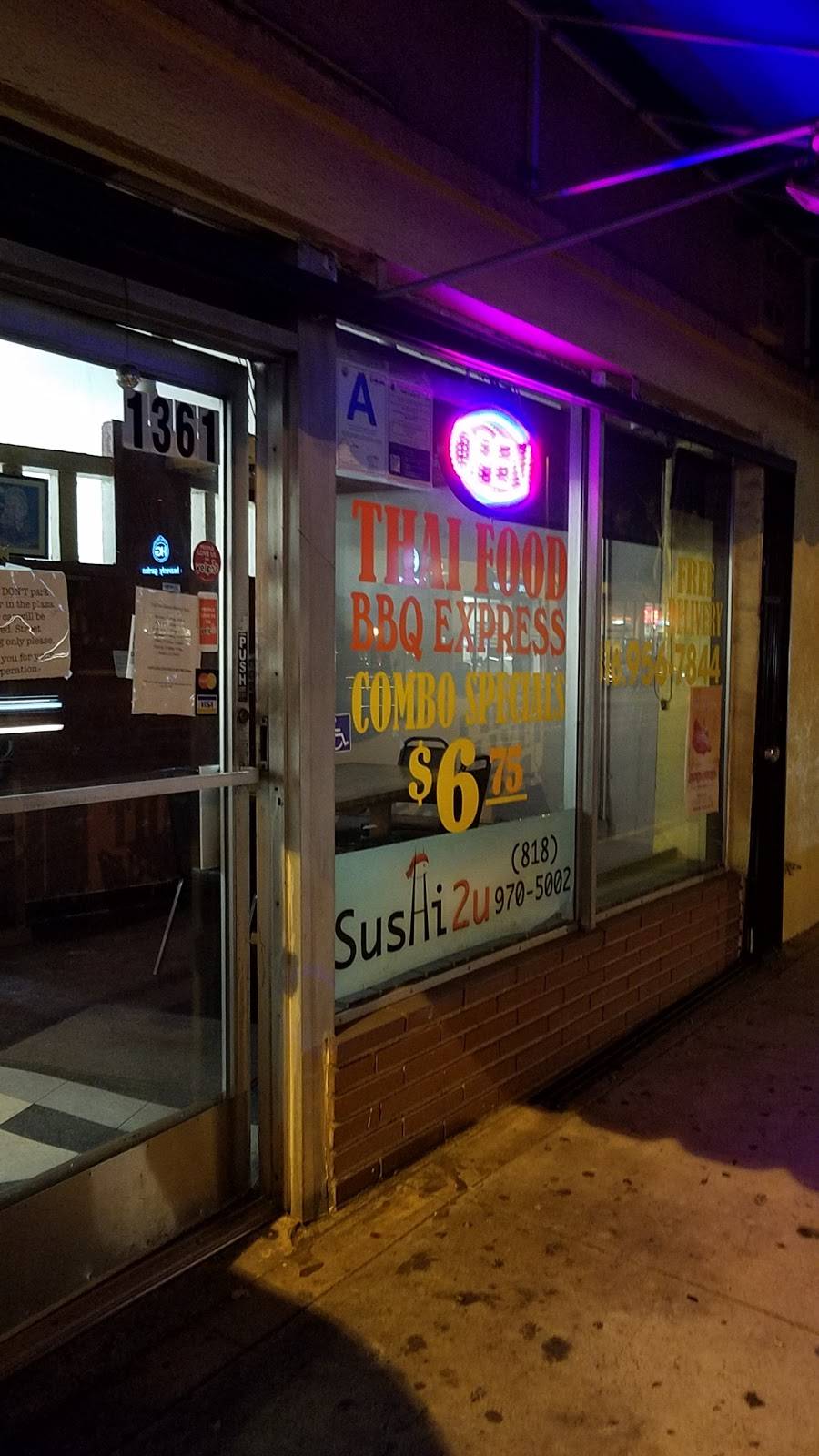 Thai Food Express | restaurant | 1361 E Colorado St, Glendale, CA 91205, USA | 8189567844 OR +1 818-956-7844