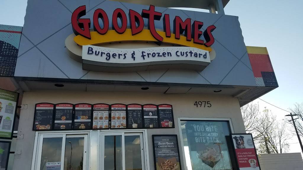 Good Times Burgers & Frozen Custard | restaurant | 4975 Federal Blvd, Denver, CO 80221, USA | 3034774606 OR +1 303-477-4606