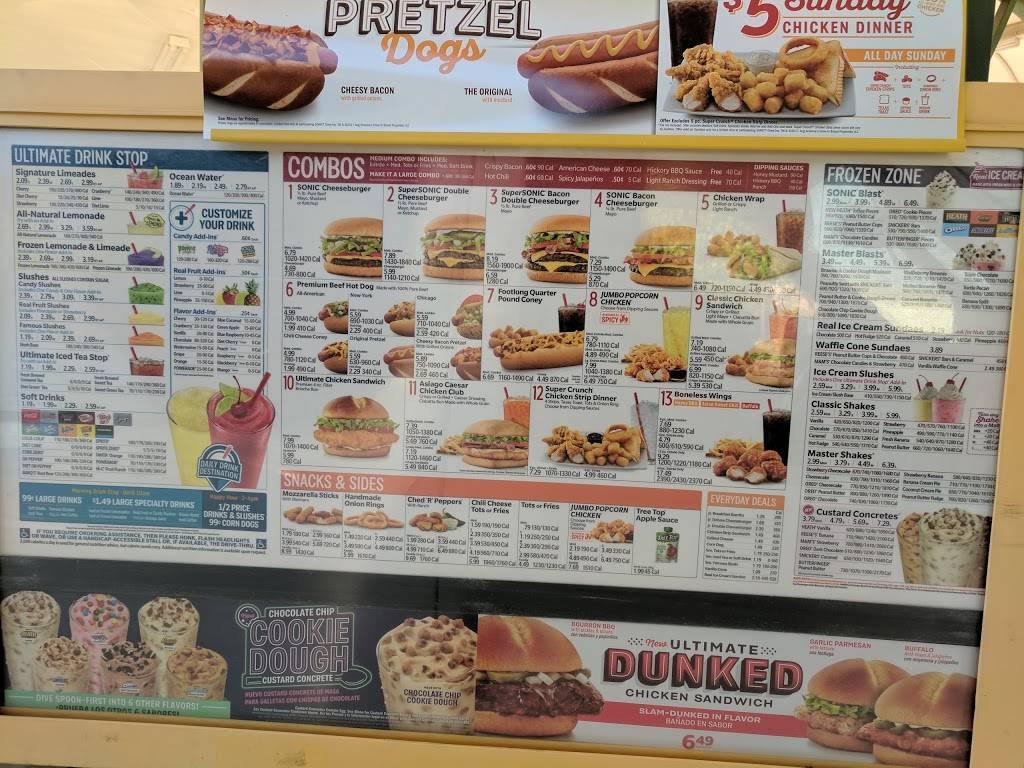 Sonic Drive-In | restaurant | 1040 W Valley Blvd, Tehachapi, CA 93561, USA | 6618229099 OR +1 661-822-9099