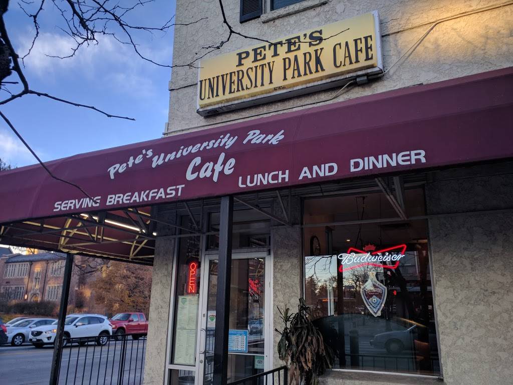 Petes University Park Cafe | restaurant | 2345 E Evans Ave, Denver, CO 80210, USA | 3037337376 OR +1 303-733-7376