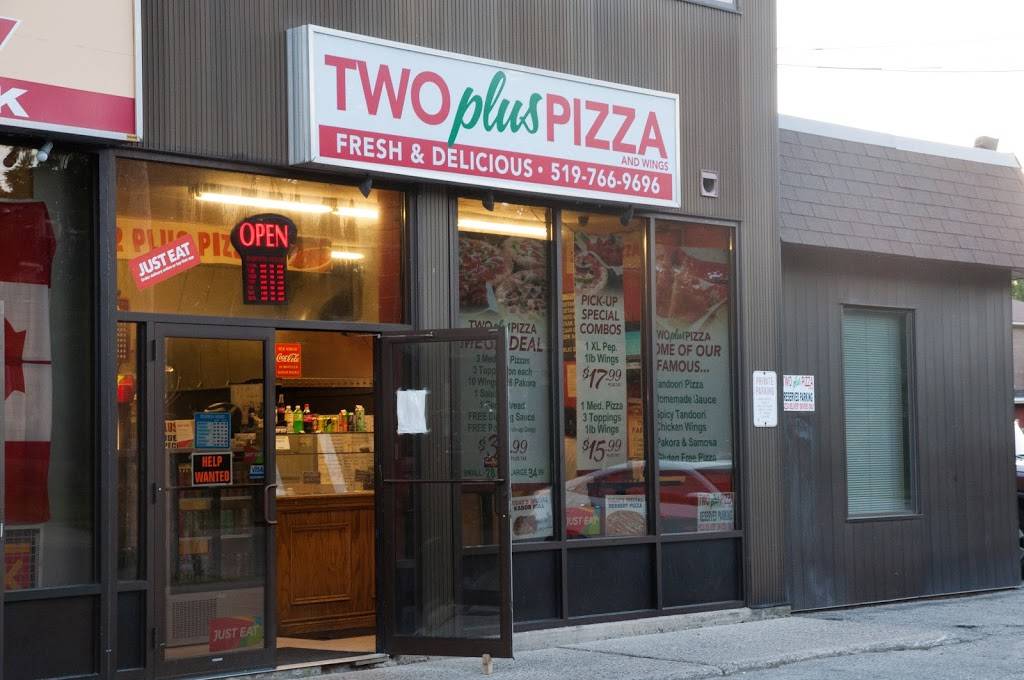 Two Plus Pizza | restaurant | 208 Yorkshire St N, Guelph, ON N1H 5C1, Canada | 5197669696 OR +1 519-766-9696