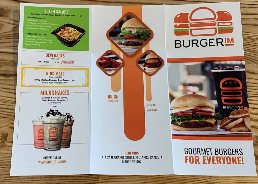 BurgerIM | restaurant | 414 2A N, Orange St, Redlands, CA 92374, USA | 9097921792 OR +1 909-792-1792