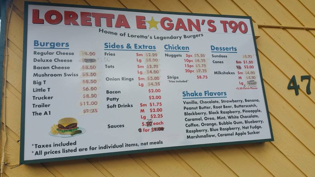 Eagans T90 | restaurant | 472 Sussex Ave E, Tenino, WA 98589, USA | 3602648791 OR +1 360-264-8791