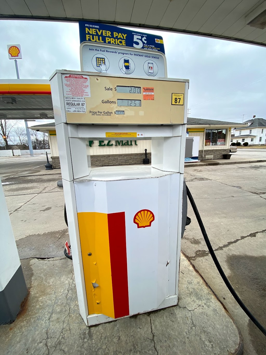 Shell | restaurant | 3968 N Mission Rd, Rosebush, MI 48878, USA | 9894332951 OR +1 989-433-2951