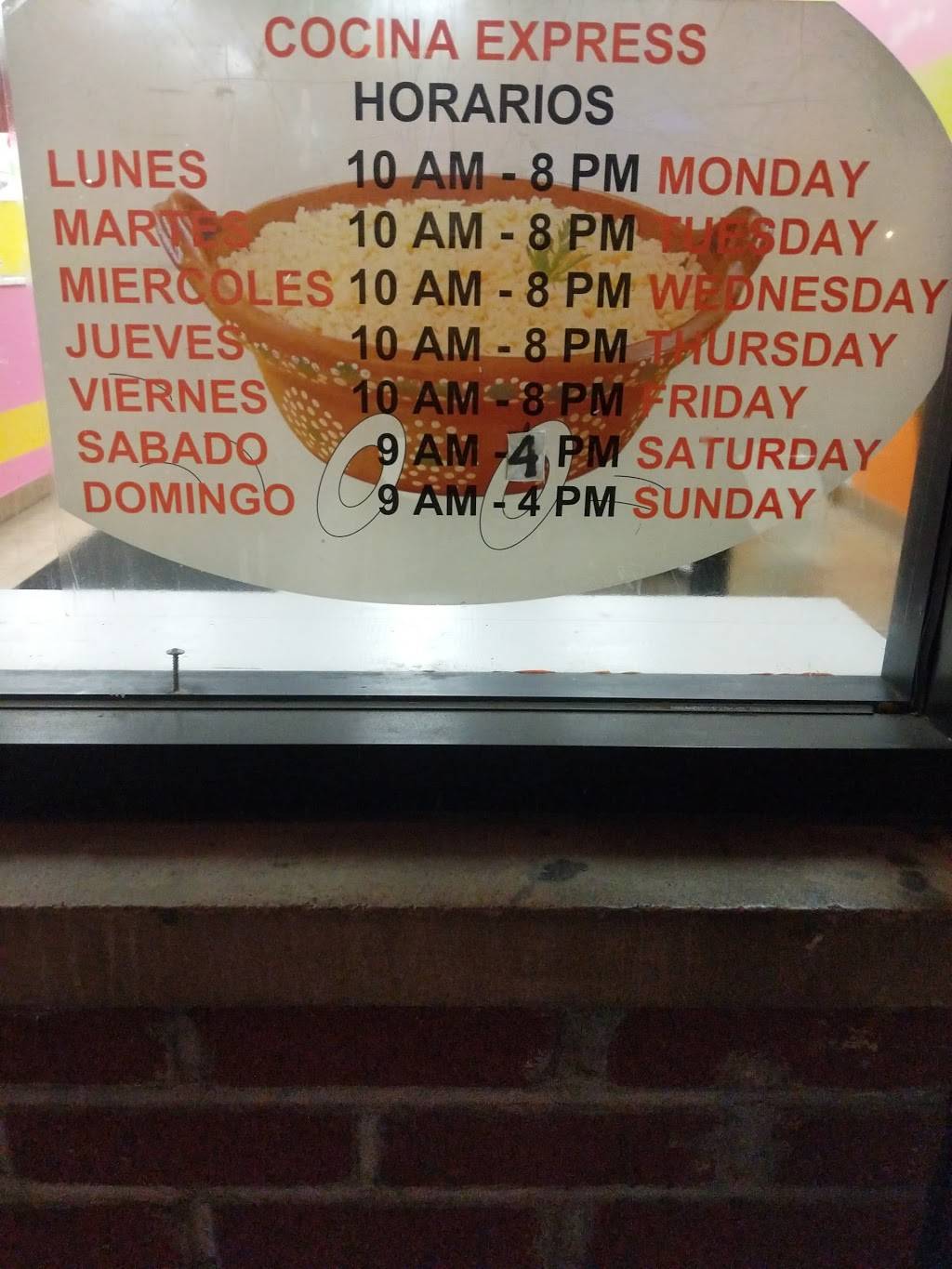 Cocina Express | restaurant | 586 Potter Rd, Des Plaines, IL 60016, USA | 8473915133 OR +1 847-391-5133