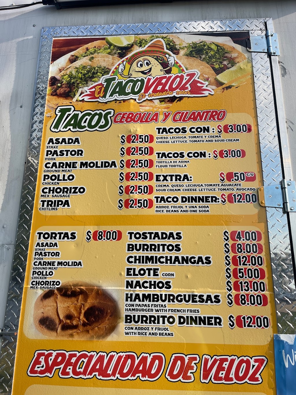 El taco veloz | restaurant | 8200 W Brown Deer Rd, Milwaukee, WI 53223, USA | 4143242955 OR +1 414-324-2955