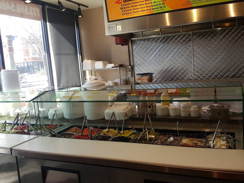 Chicken Works & Salad Company | restaurant | 3658 W Irving Park Rd, Chicago, IL 60618, USA | 7735885488 OR +1 773-588-5488