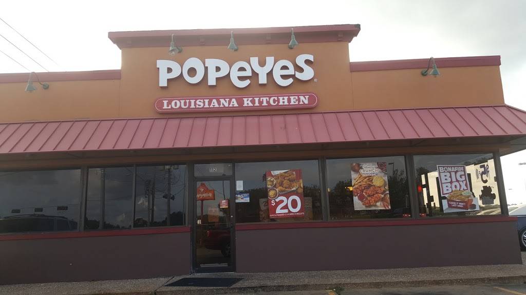 Popeyes Louisiana Kitchen | restaurant | 112 Highway 332 W, Lake Jackson, TX 77566, USA | 9792974773 OR +1 979-297-4773