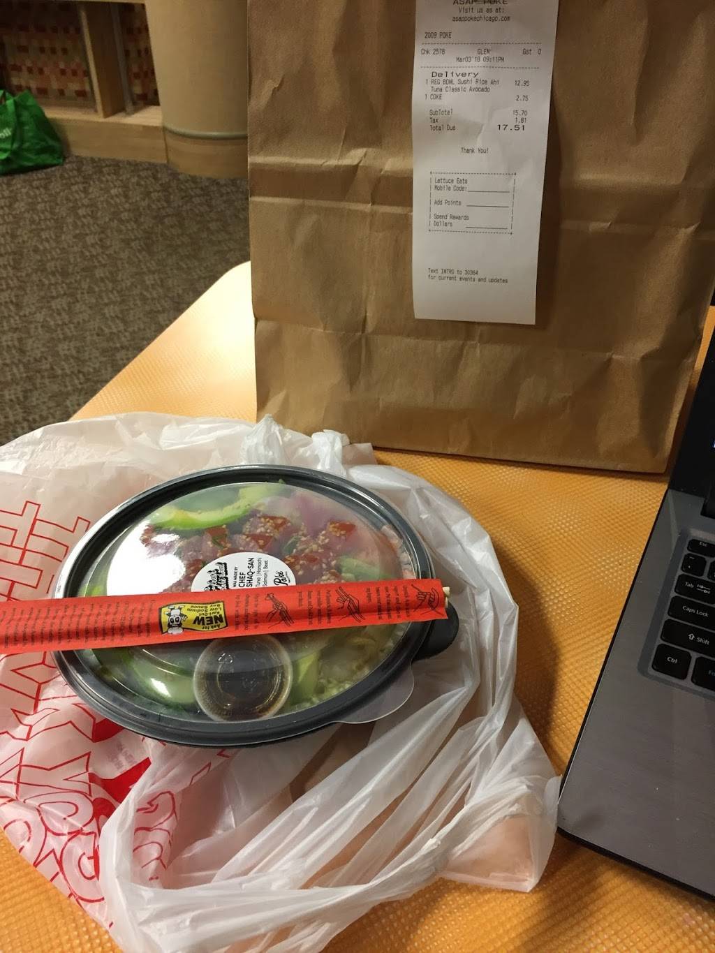 ASAP Poke | restaurant | 2300 N Lincoln Park W, Chicago, IL 60614, USA | 7738680002 OR +1 773-868-0002