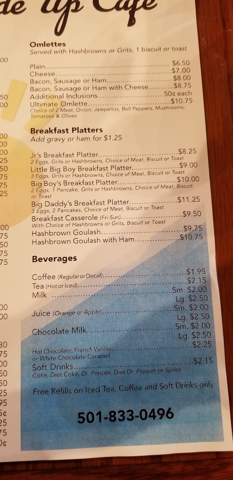 Sunny Side up Cafe | restaurant | 14204 AR-107, Gravel Ridge, AR 72076, USA | 5018330496 OR +1 501-833-0496