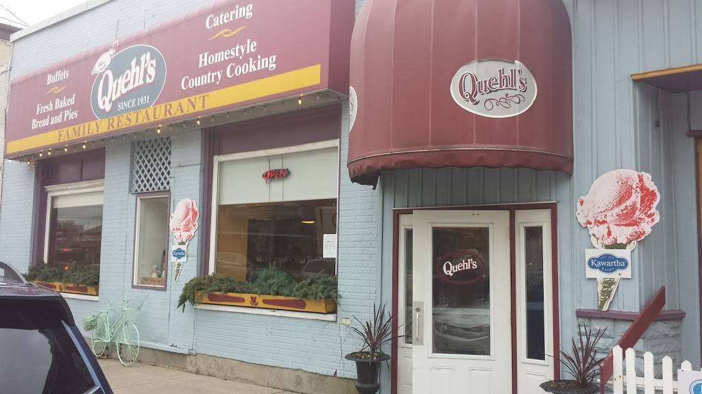 Quehls | restaurant | 33 Woodstock St S, Tavistock, ON N0B 2R0, Canada | 5196552835 OR +1 519-655-2835