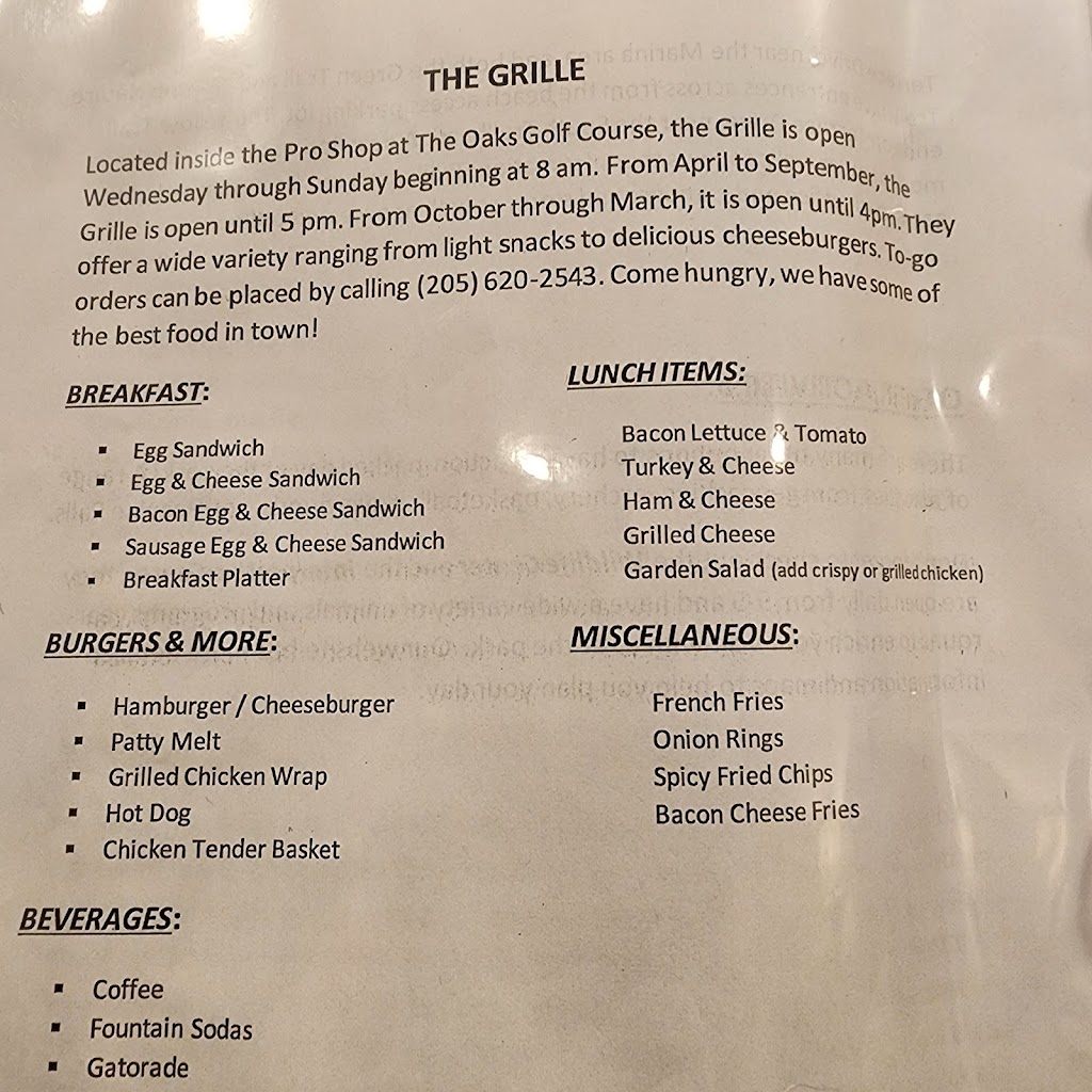 The Grille | restaurant | 877 John Findlay Dr, Pelham, AL 35124, USA | 2056202543 OR +1 205-620-2543