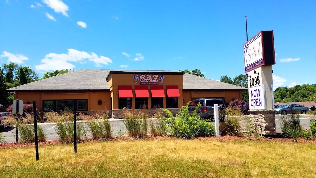 Saz Jamaican Restaurant | restaurant | 2095 Berlin Turnpike, Newington, CT 06111, USA | 8606659800 OR +1 860-665-9800